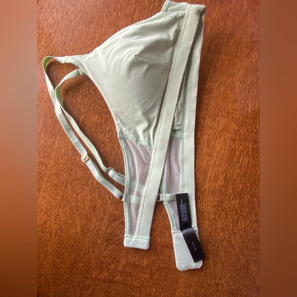 L Pepper Mesh Soft 38AA/A/B Green Small Cup Specialty Soft Bra VGUC Large 38A - Picture 7 of 10